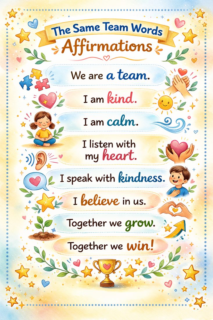 Affirmations poster
