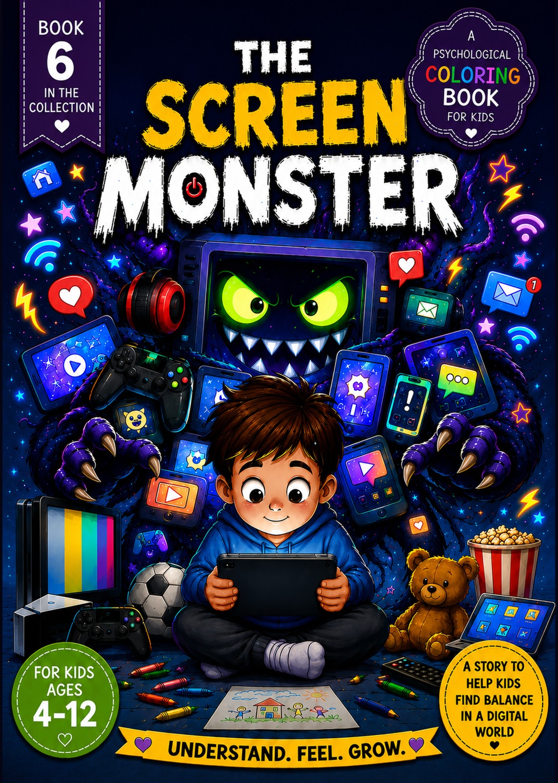 The Screen Monster — A story to help kids find balance in a digital world