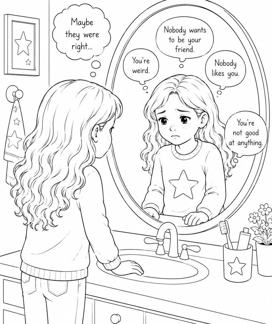 The thoughts in the mirror