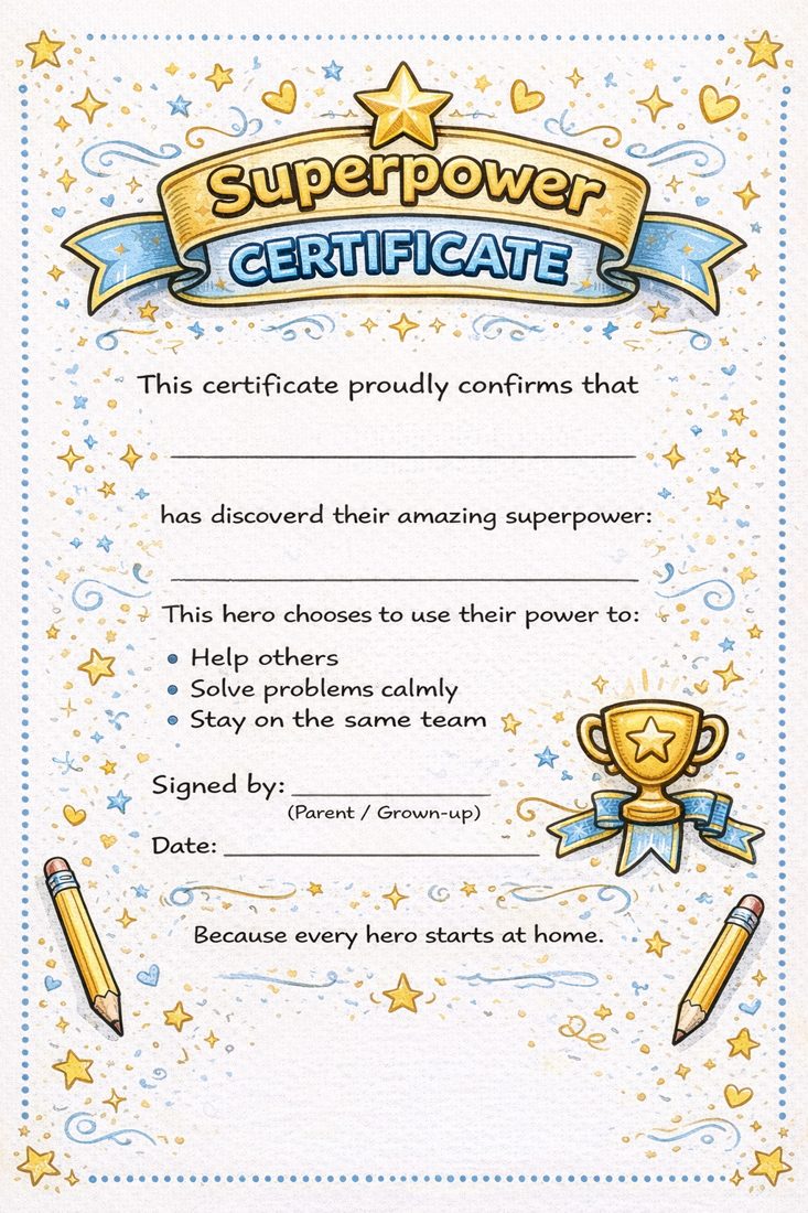 Superpower certificate
